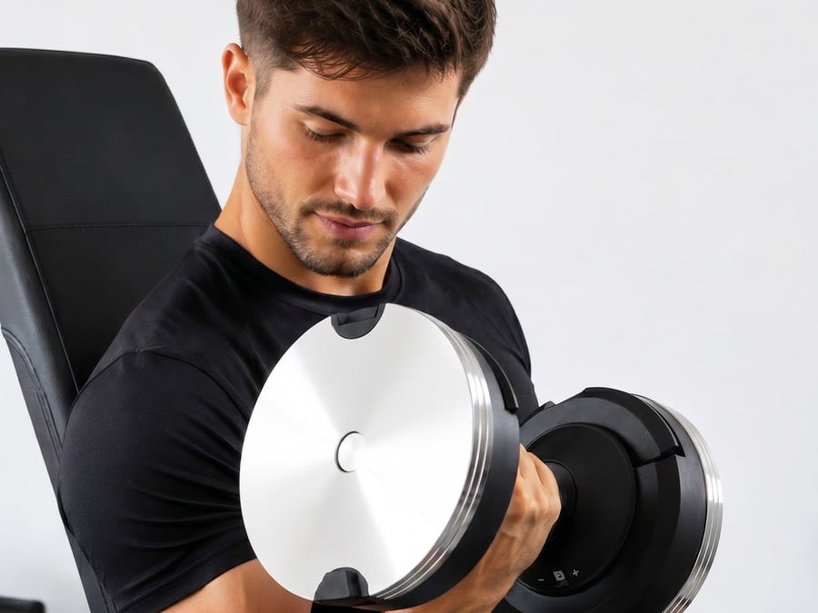 Training mit einer Nova-Series-Hantel